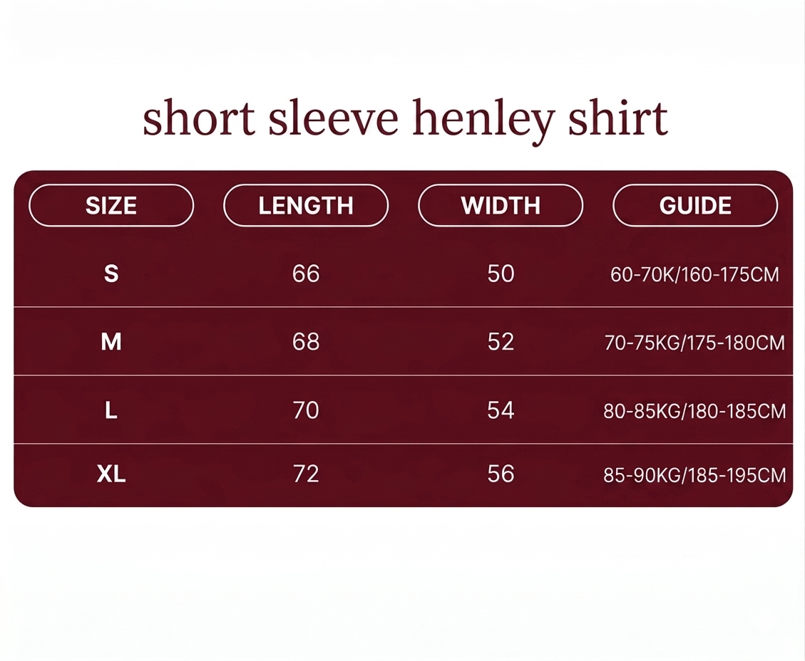 Short sleeve henley shirt
