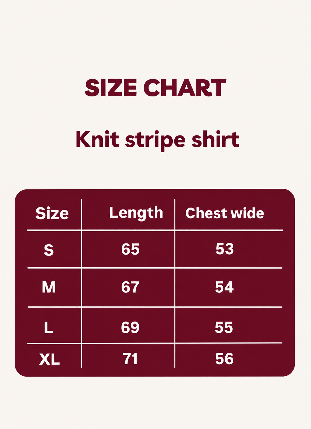 Stripe knit T-shirt