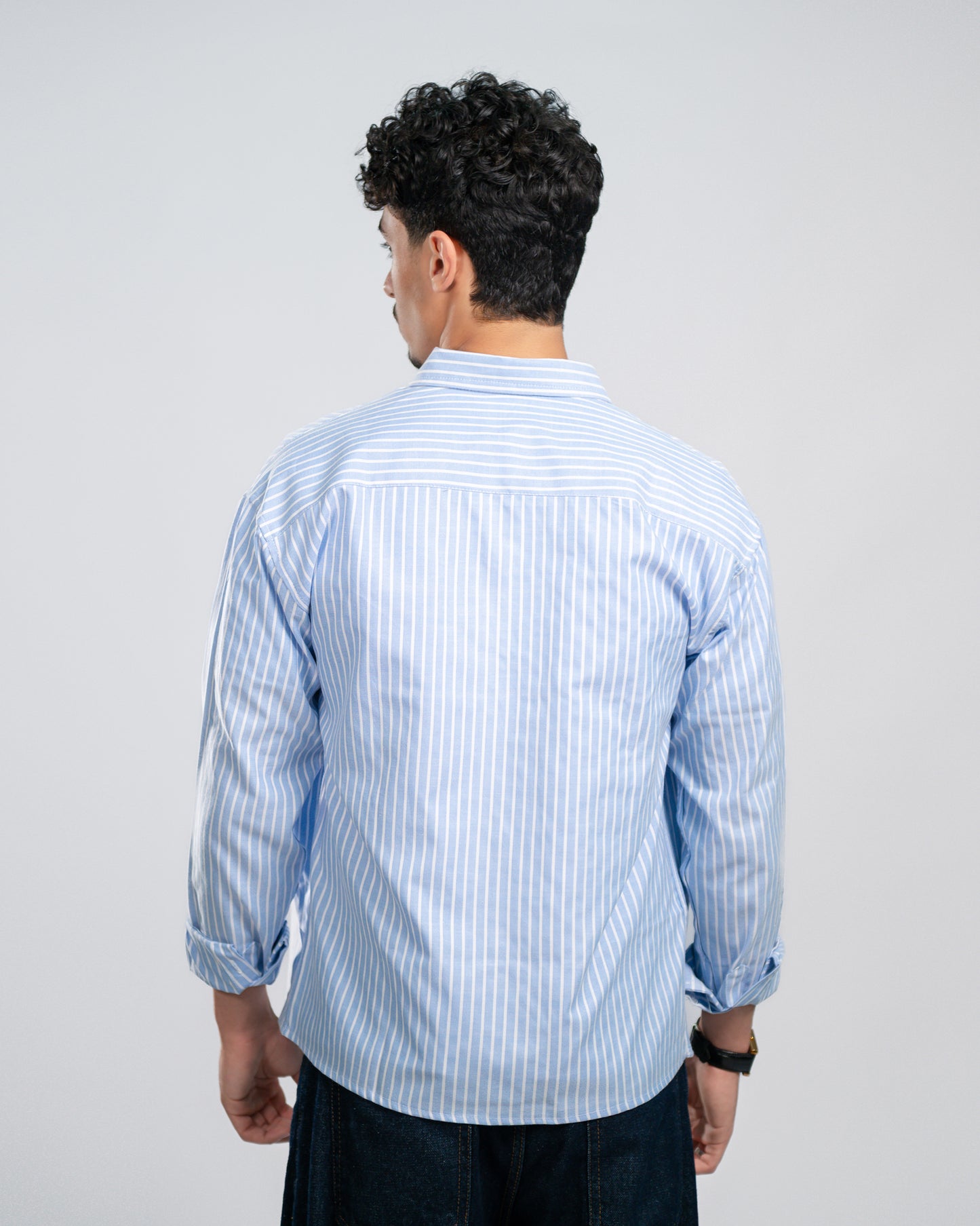 Wide stripe shirt