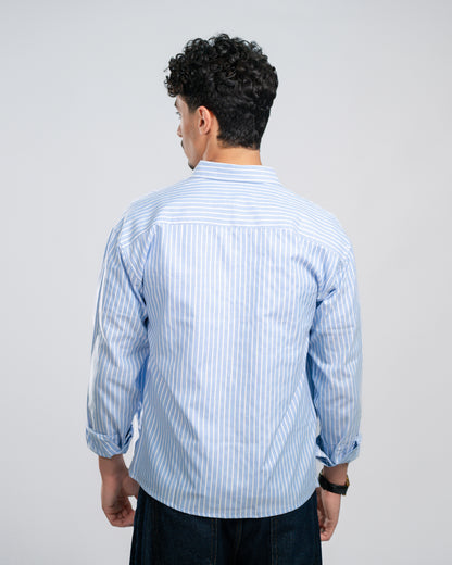 Wide stripe shirt