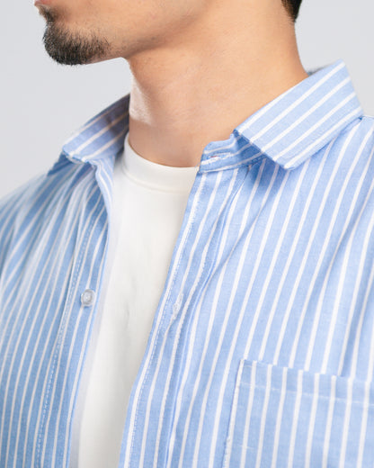 Wide stripe shirt