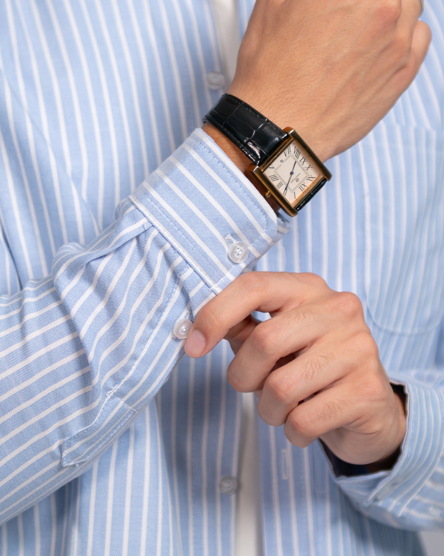 Wide stripe shirt
