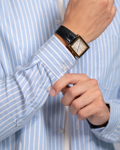Wide stripe shirt